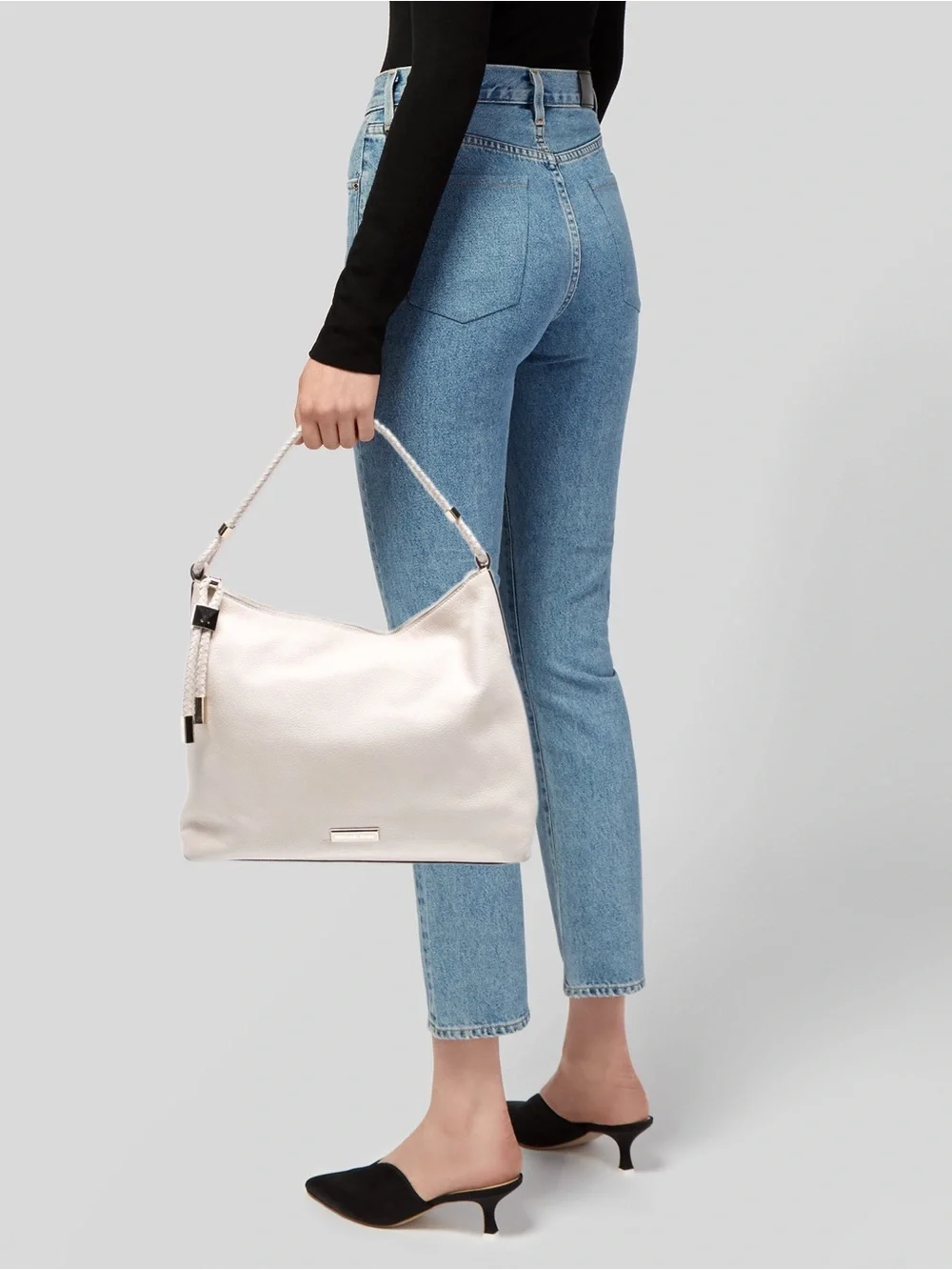 Michael Kors Pebbled Leather Lexington Shoulder Bag